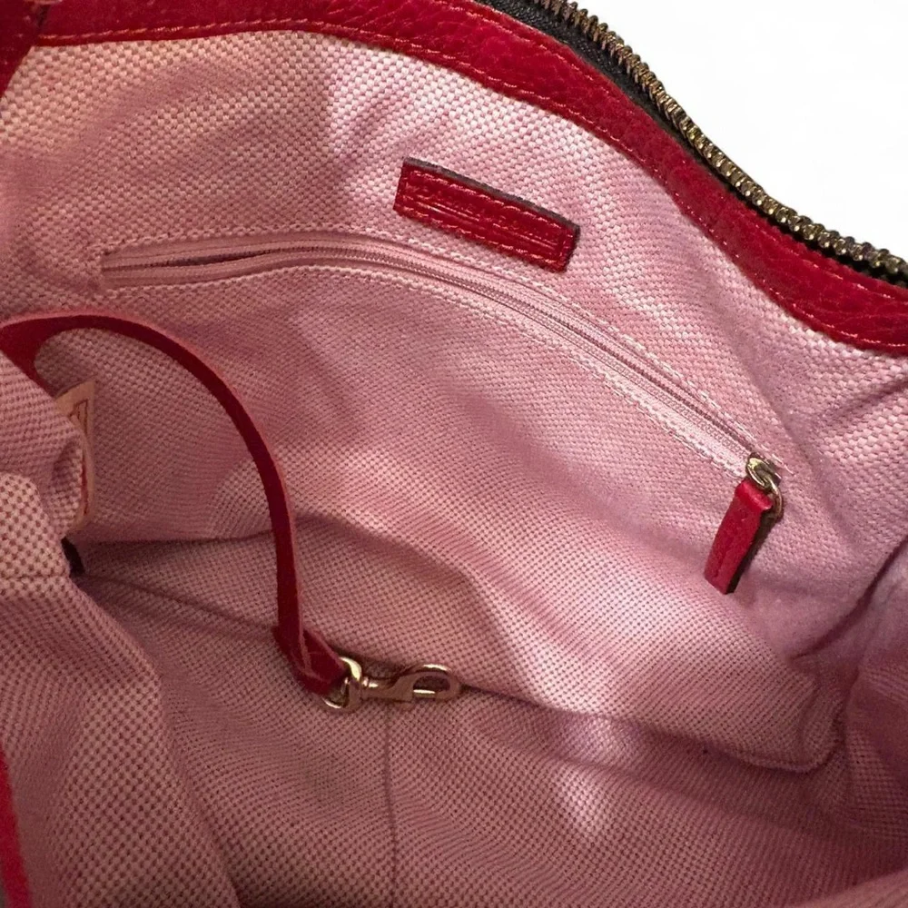 Dooney & Bourke Vibrant Red Shoulder Bag - Picture 5 of 6